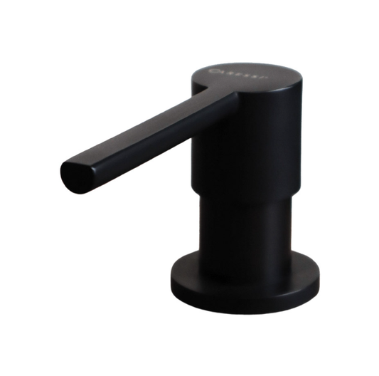 Caressi Schwarz CA203BK Seifenspender - Schwarz matt