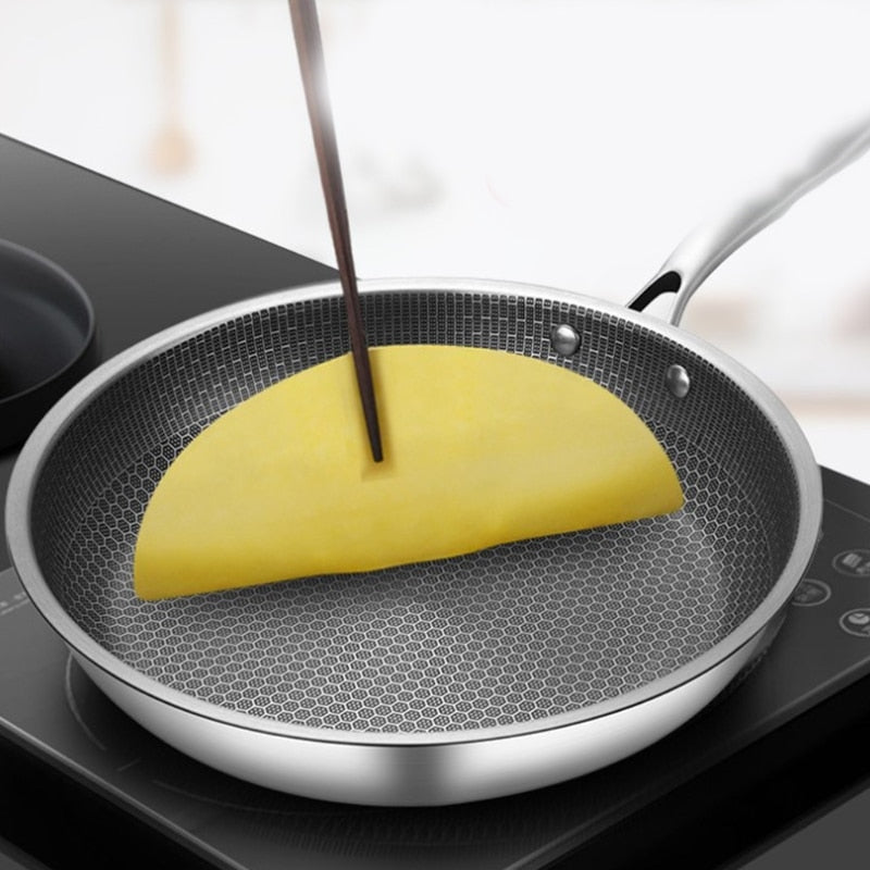 StainlessPro – 30 cm Stainless Steel Non-Stick Frying Pan