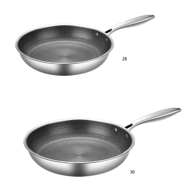 StainlessPro – 30 cm Stainless Steel Non-Stick Frying Pan