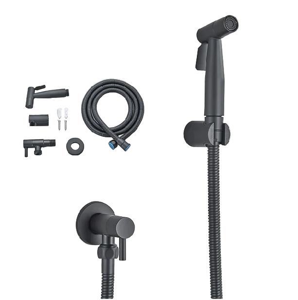 AquaStream Stainless Steel Toilet Bidet Sprayer – Wall-Mounted Cold Water Shower