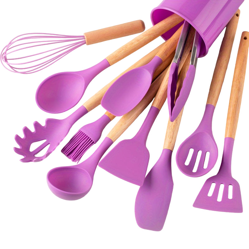 SilicoWare – 12-piece kitchen silicone utensil set 12