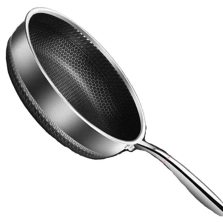 HeatWave Pan – Stainless Steel Frying Pan with Honeycomb Design for Even Heat Distribution