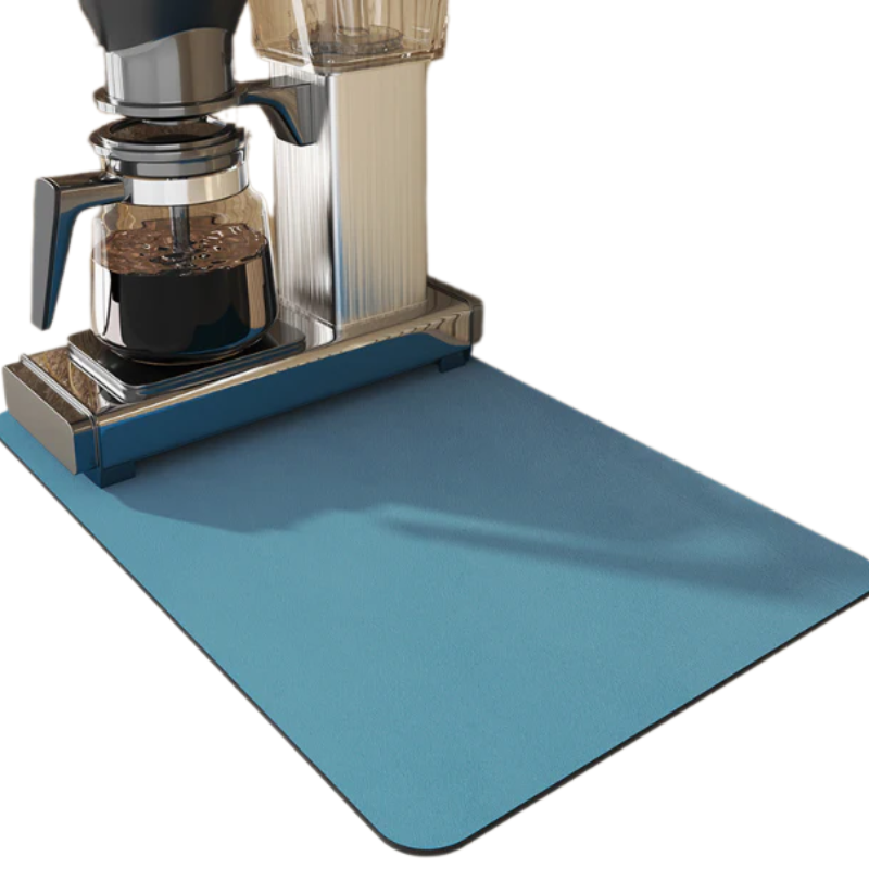 AquaDry Diatomite Dish Drying Mat – Fast-Drying, Absorbent Kitchen Counter Protector