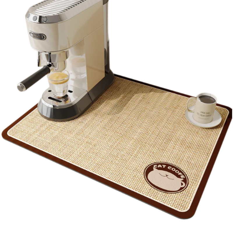 AquaDry Diatomite Dish Drying Mat – Fast-Drying, Absorbent Kitchen Counter Protector