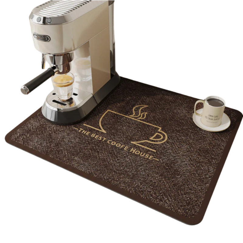 AquaDry Diatomite Dish Drying Mat – Fast-Drying, Absorbent Kitchen Counter Protector