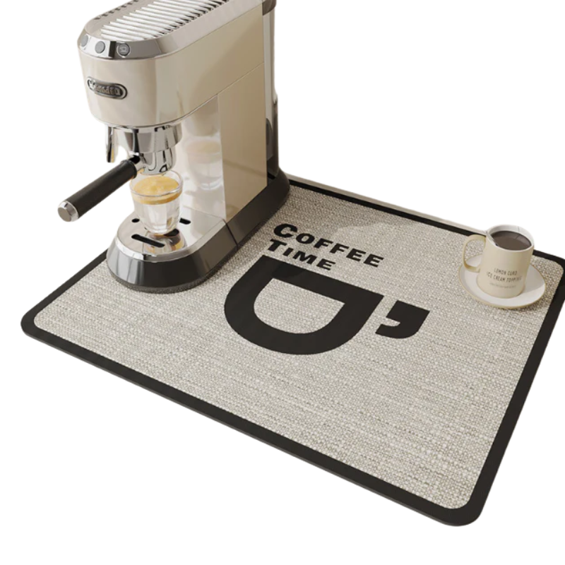 AquaDry Diatomite Dish Drying Mat – Fast-Drying, Absorbent Kitchen Counter Protector
