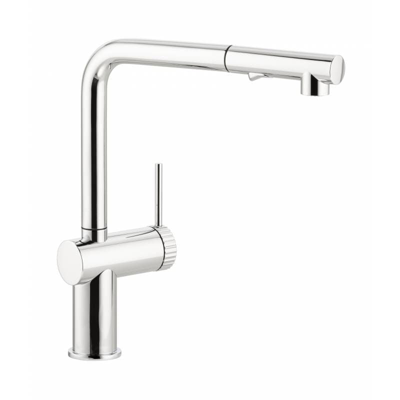 Abode Fraction Pull-out Kitchen Faucet Chrome