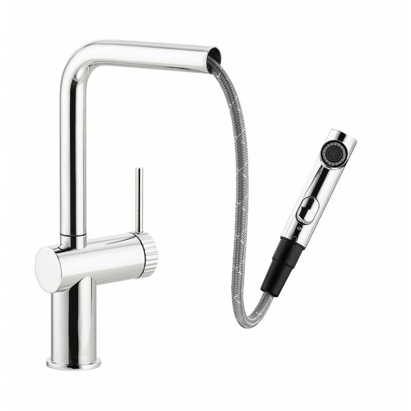 Abode Fraction Pull-out Kitchen Faucet Chrome