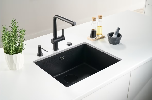 Franke Maris MRG 210-37 Black edition Fragranite Spüle flächenbündig oder unterputz